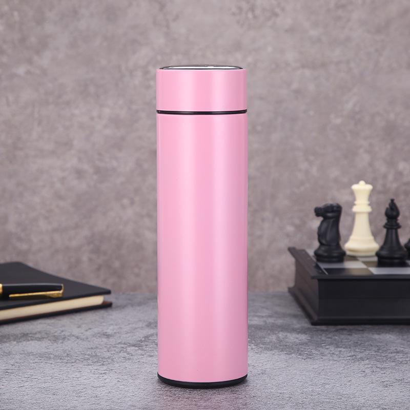 Smart termosmugg i 304 rostfritt stål: Dubbelväggig vakuumdesign med temperaturdisplay, idealisk för affärs- och kontorsbruk, anpassningsbar logotyp.