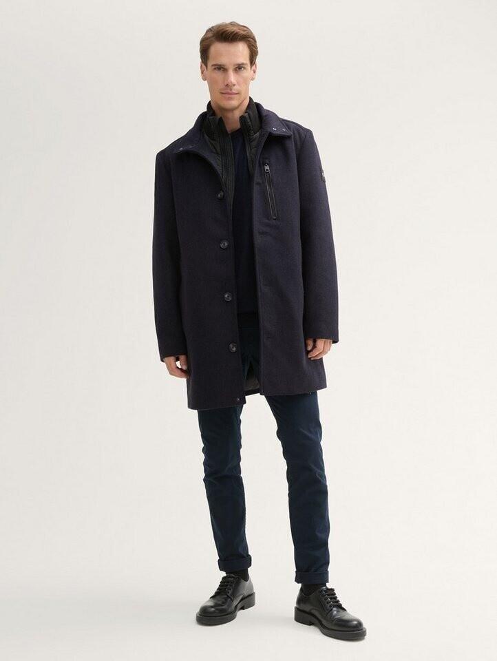 Winter Coat Tom Tailor 2 In 1 Mantel with Wool (1042475) Dark Blue In a Small Herringbone Pattern