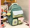 School Bag New Summer Dopamine Sweet Soft Girl Backpack Japanese Style Backpack Academy Style High Appearance Backpack for Middle School Students