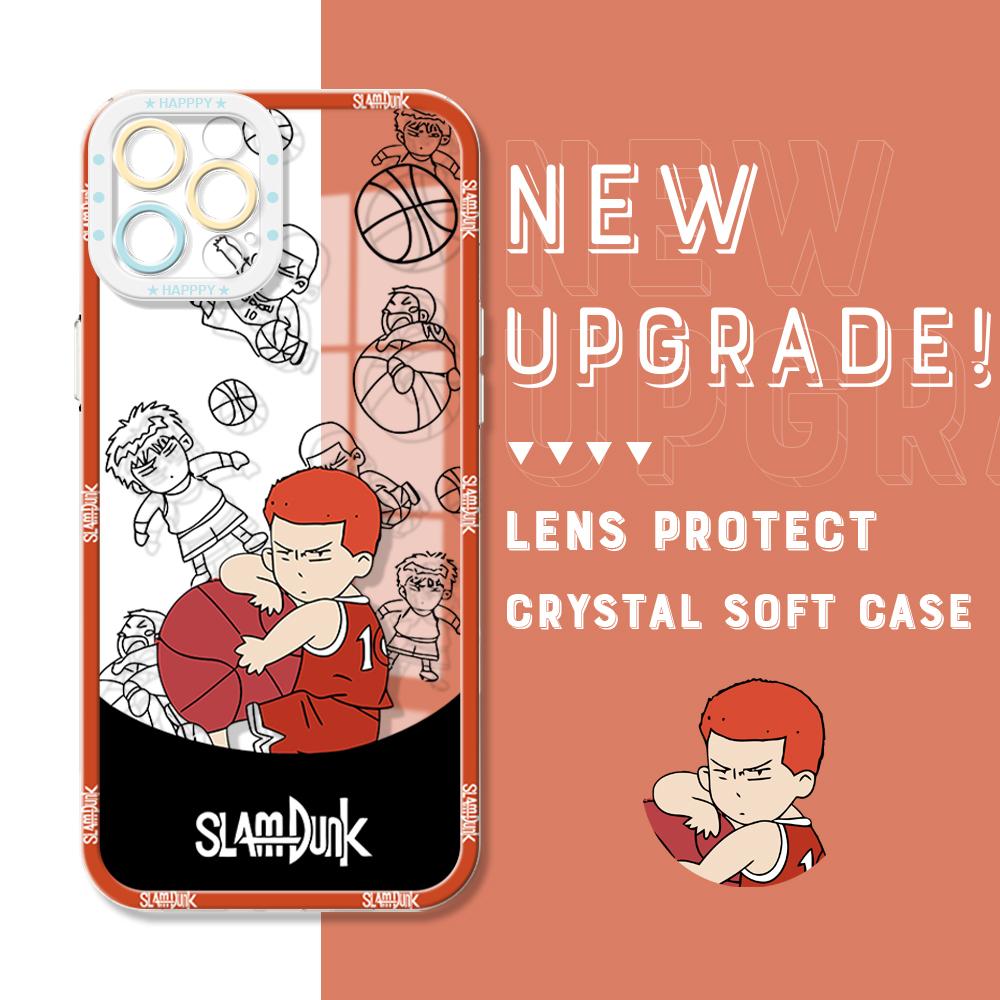 Nárazuvzdorný kreslený vzor měkké pouzdro na telefon Full Cover Camera Transparentní ochranné pouzdro pro Huawei Honor iPhone Samsung Xiaomi Redmi OPPO Realme Vivo