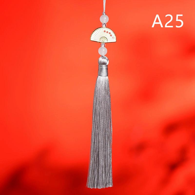 5Pcs Fan Tassels Bookmark Tassels Silky Handmade Soft Craft Tassels With Loops For Diy Crafts Jewelry Making Party Decor