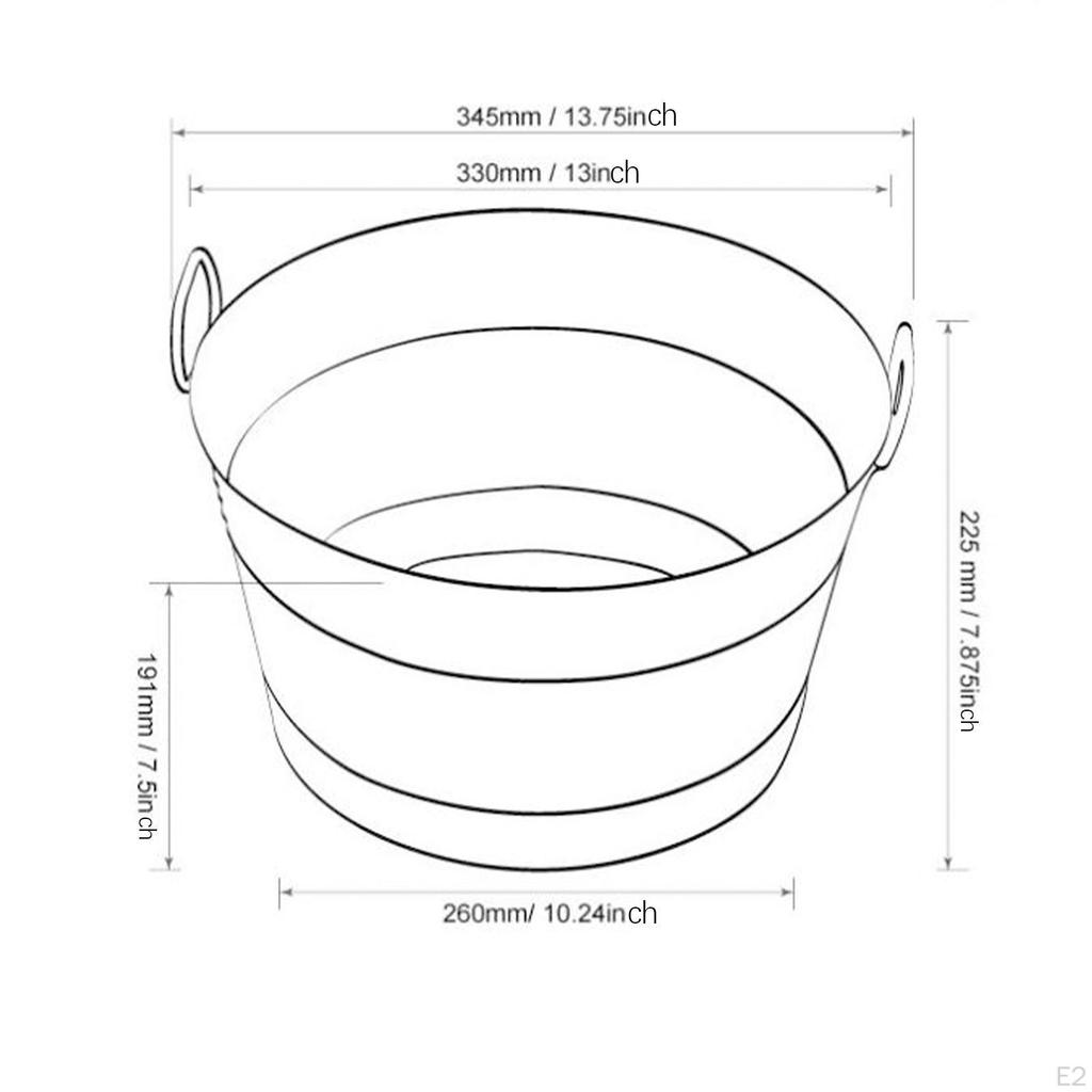 Galvanized Iron Container for Wine And Drink Chilling