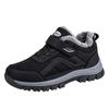 Fleece snow boots soft sole medium cotton shoes father shoes non-slip thickened sports shoes keep warm