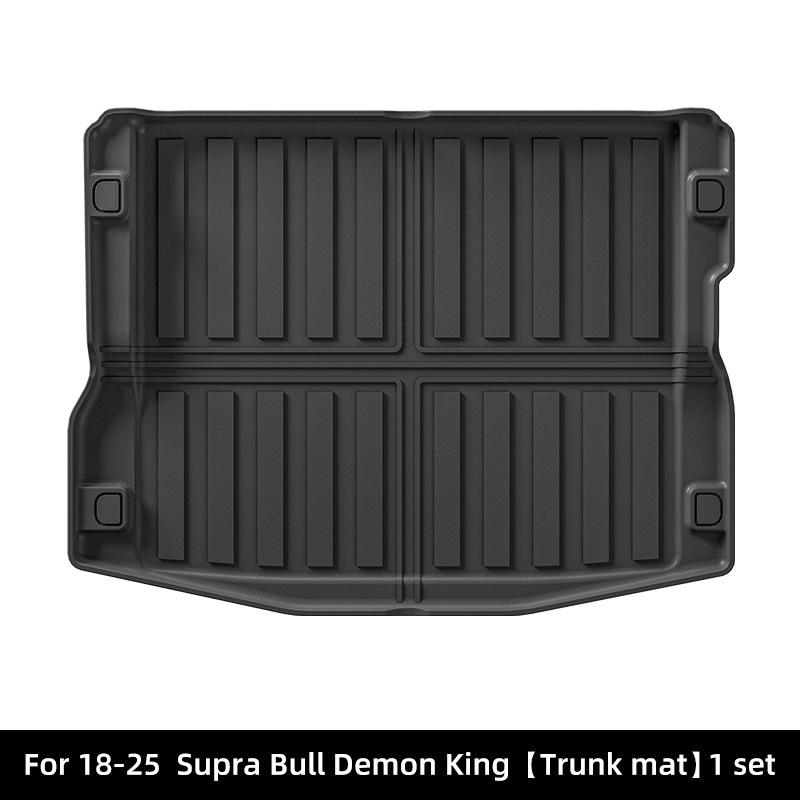 Toyota Supra Trunk Mat (2018-2025), TPE Material Tail Box Mat, Exclusive Edition Black