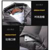 Men Casual Fashion Solid Color Large Size Hooded Thickened Warm Cotton Padded Jacket