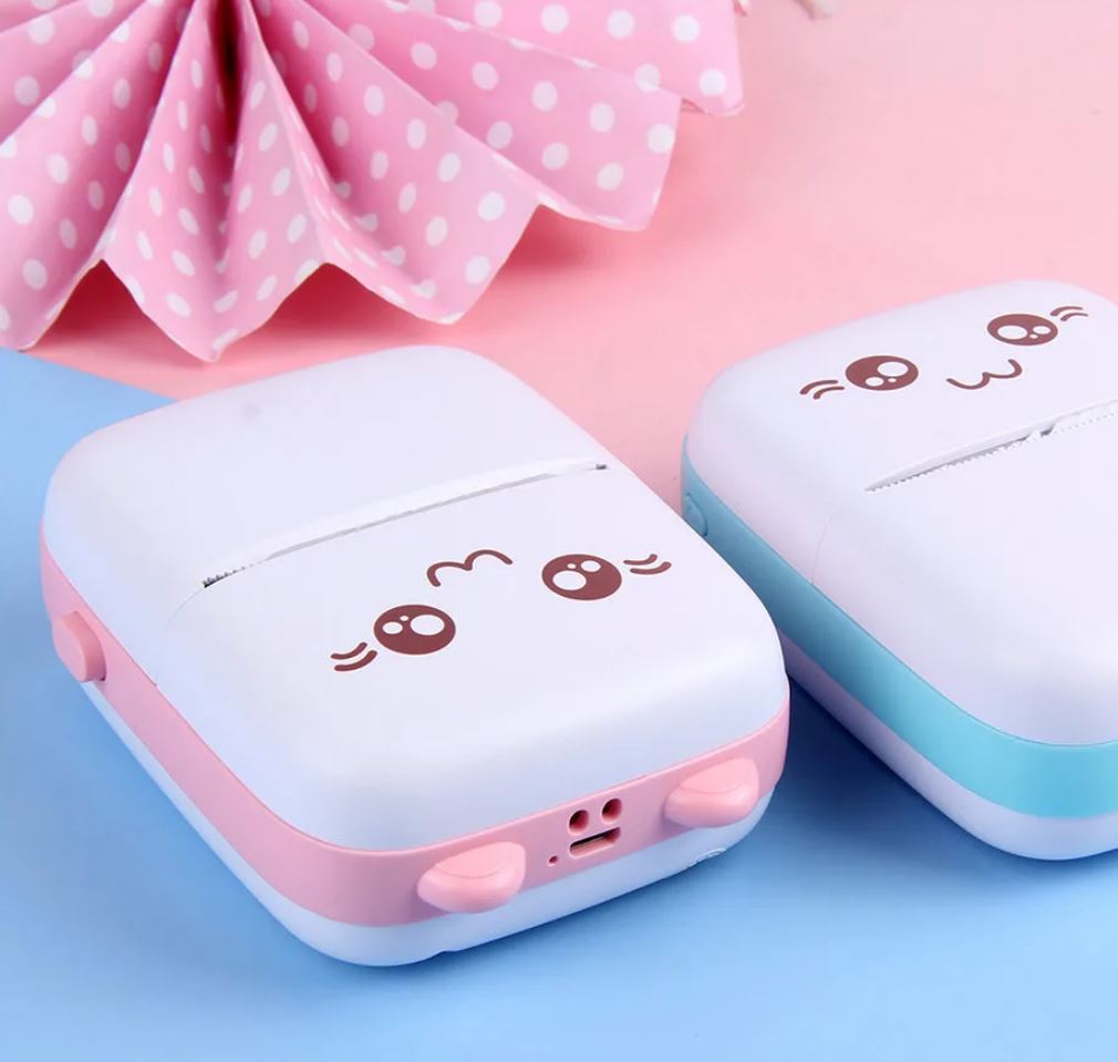 Thermal printer mini labels photos notes multifunction kitty print