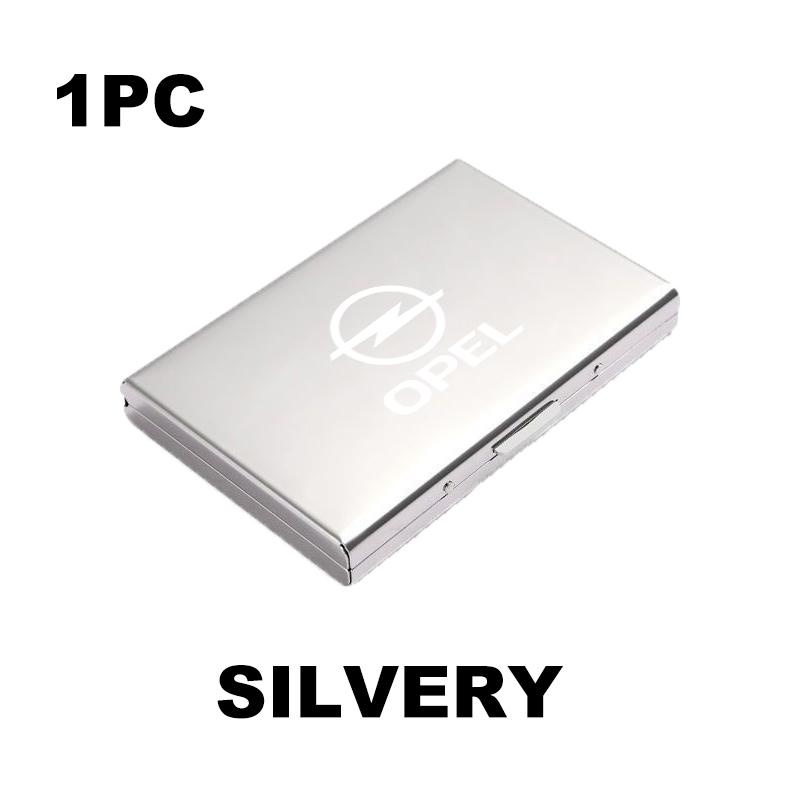 Card Holder Slim Metal RFID Blocking Protector Credit Card Wallet For Opel Corsa Mokka Astra Cascada Adam Insignia Meriva Vectra