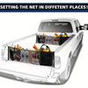 Truck Bed Cargo Net Truck Bed Storage Net Organizer Envelope Cargo Net Elastic Mesh Net For Chevy Silverado 130*45cm