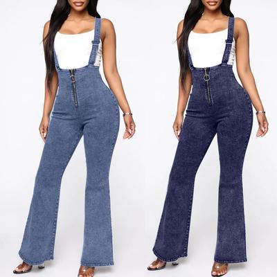 jean romper pants
