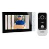 Video Doorbell Intercom Kit 7in IPS Touchscreen IC Card Unlock 120 Deg Wide Angle Night Vision