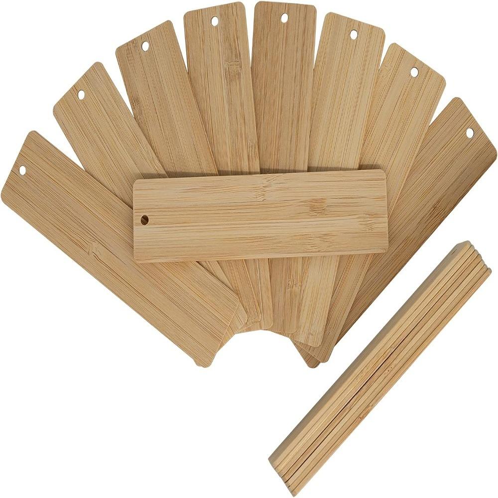 Záložka Nedokončená záložka Bambusové Dřevěné Štítky Prázdný Bambus Potřeby pro Výrobu Projekty