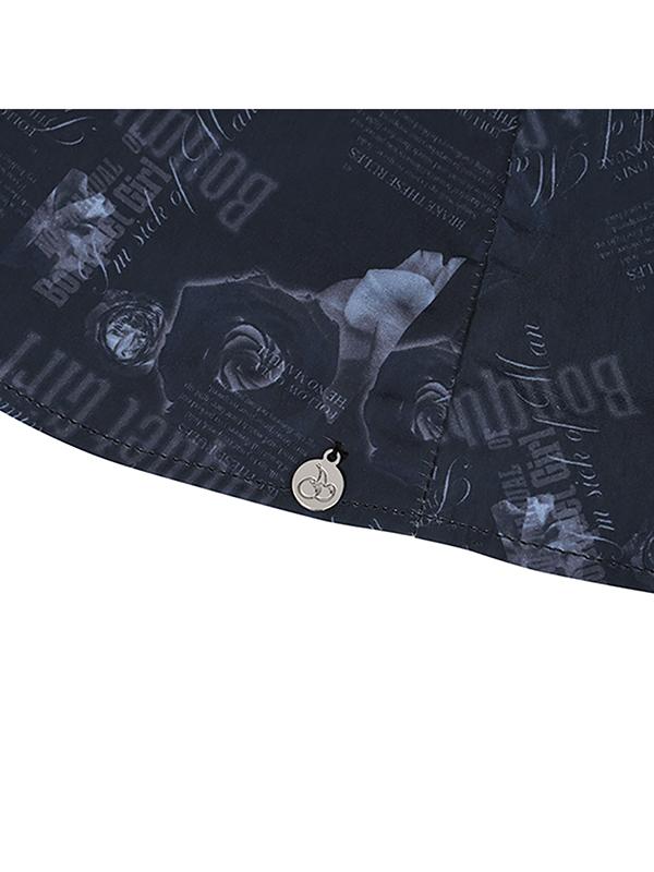 KIRSH Reversible Graphic Bucket Hat [Black]