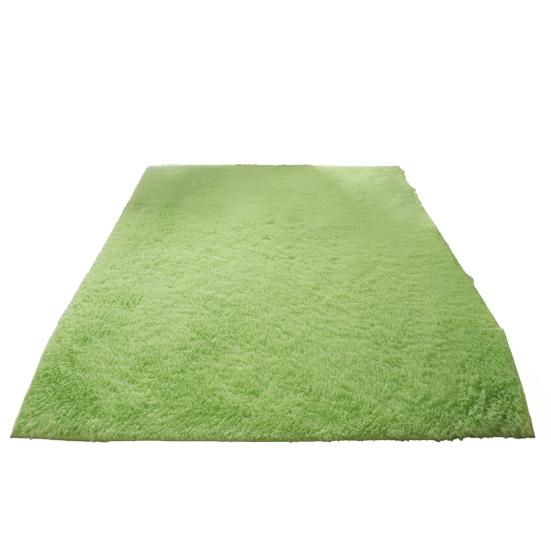 Plush Bedroom Rug, Solid Color Soft Shaggy Carpet, Non-Slip Backing, 19.69 in x 31.5 in Fuzzy Rug for Living Room Kids Room Decor