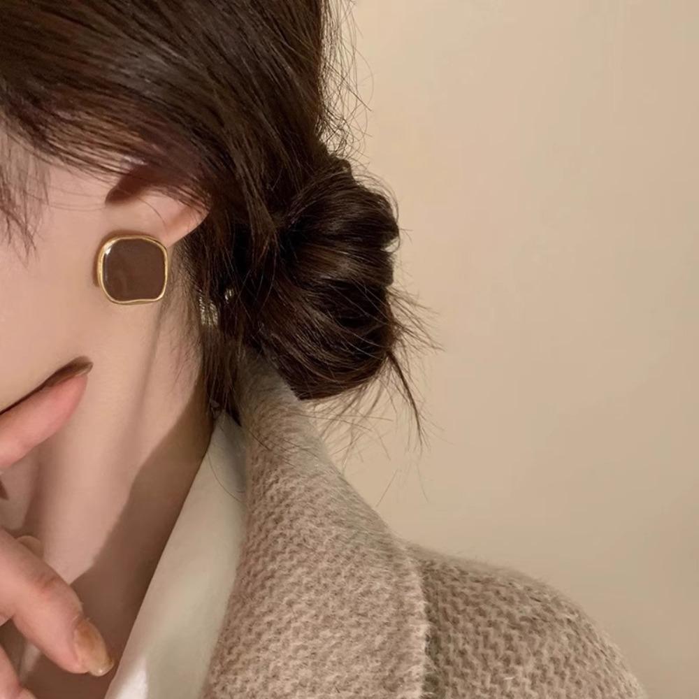 Geometry Metal Earring Alloy Aesthetic Earrings Fashion Vintage Jewelry  Women