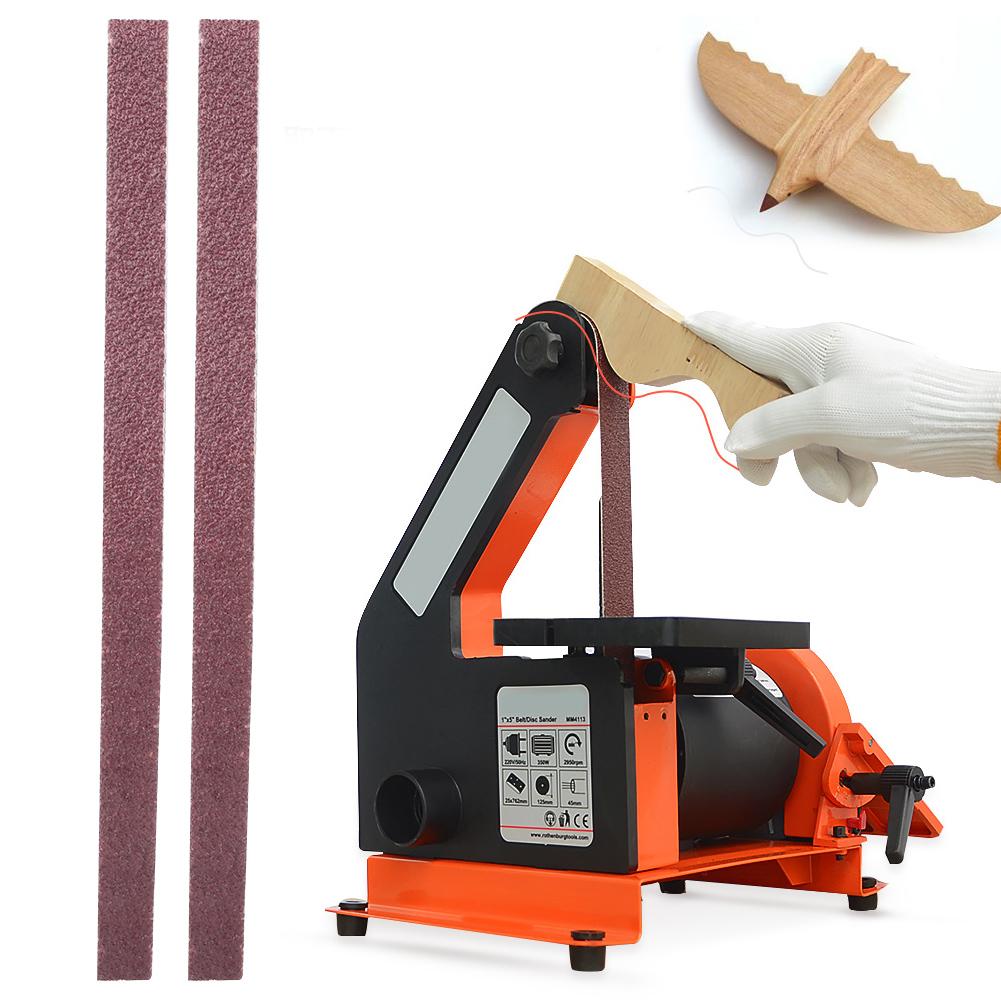 10 PCS Abrasive Sanding Belt Circular Grinding Belt 457x13mm Aluminum Oxide GXK51B(60)