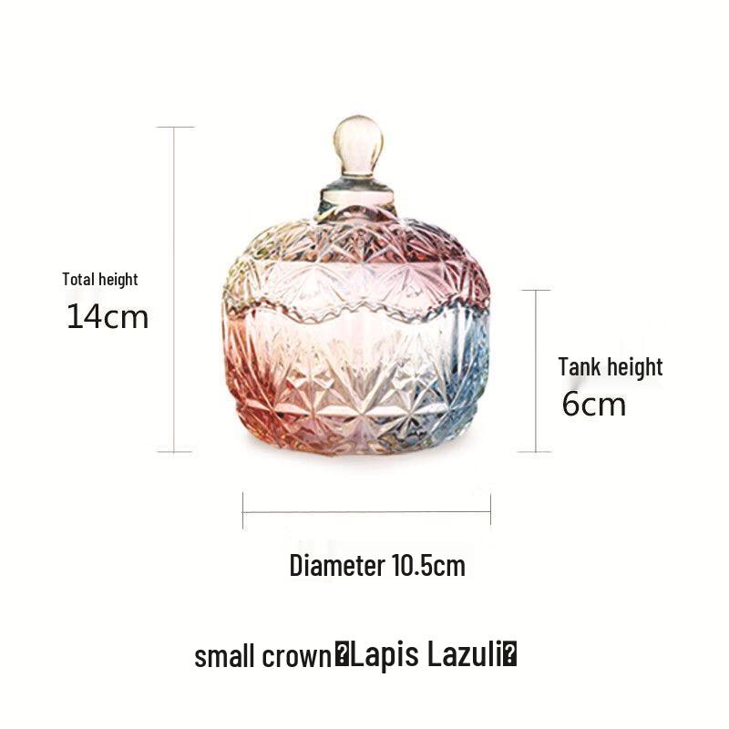 Декоративные переливающиеся стеклянные банки для хранения Qianxing