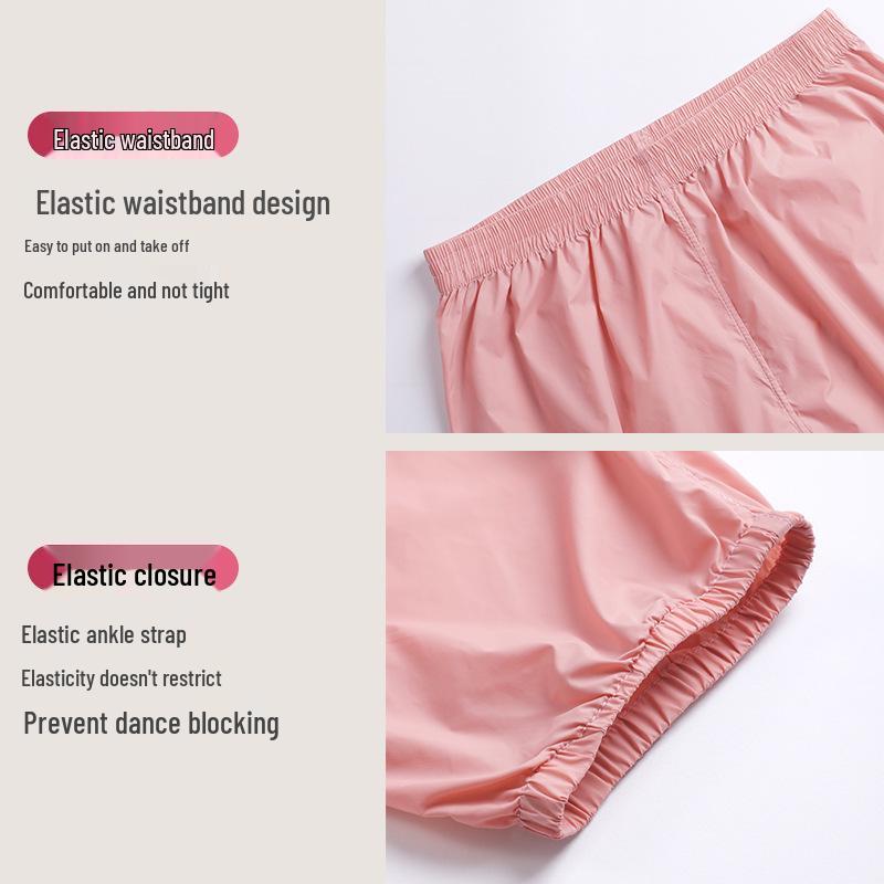 Damen Ballet Aufwärm-Yogahose: Frühlings-/Herbst-Wärmespeichernde, formende lange Tanzhose