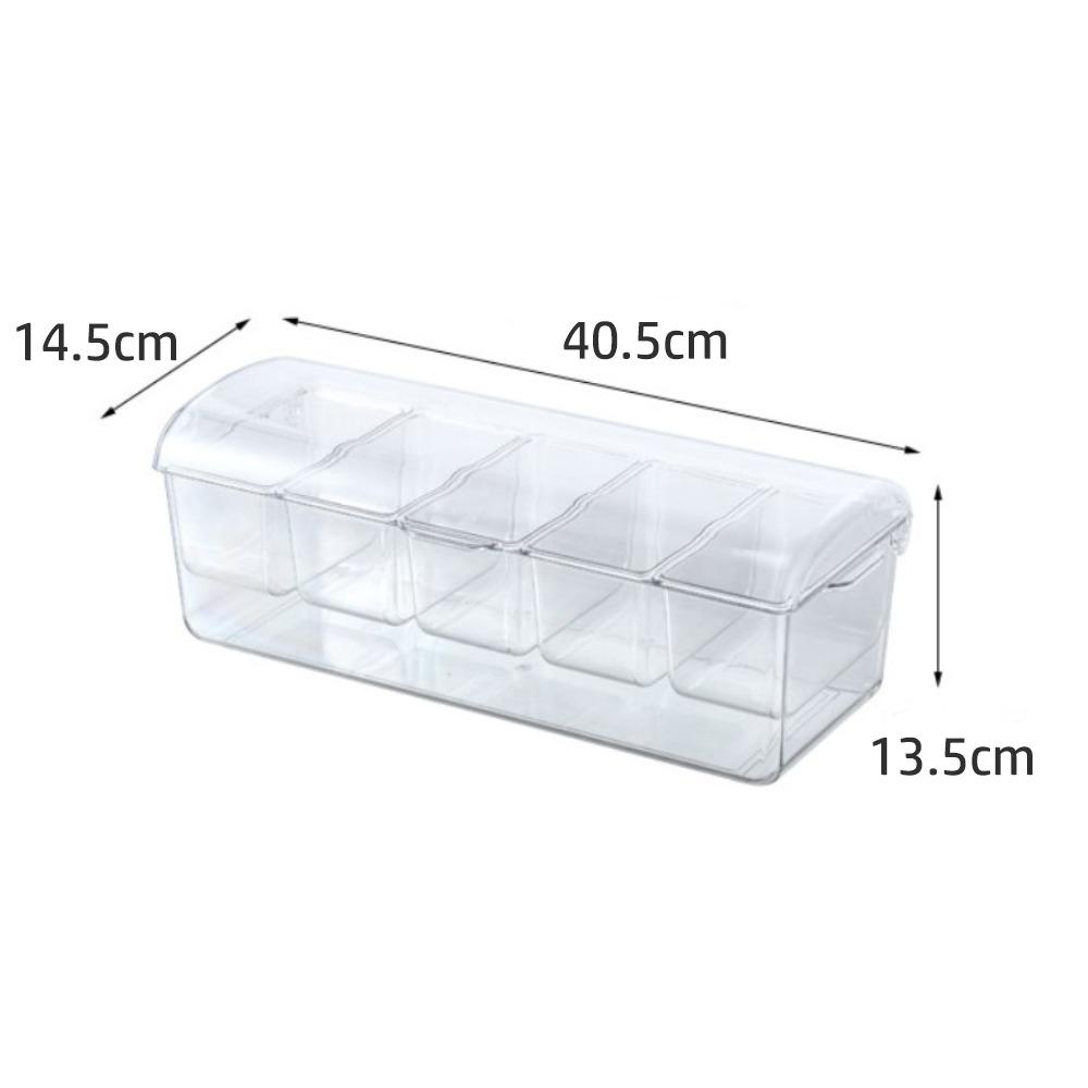 Transparent Fresh Iced Box Detachable Chilled Fruit Fresh-keeping Box New Condiment Tray