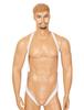 Mens Sleeveless Body Chest Harness Halter Neck Mankini Jockstrap Lingerie Underwear Leotard Bodysuit
