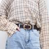 Stylish Pu Leather Waist Belt For Women Featuring Elegant Chic Buckle Design Perfect For Jeans