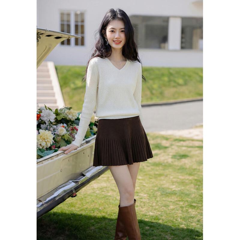 Mocana Women's Vintage Twist V-Neck Knit Sweater