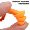Swimming Waterproof Silicone Earplugs Anti Noise Corded Anti Lost Reusable Soft Ear Plugs for Diving Shower
