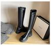 But knee boots women's 2025 autumn and winter new versatile small thin flat boots tall knight boots