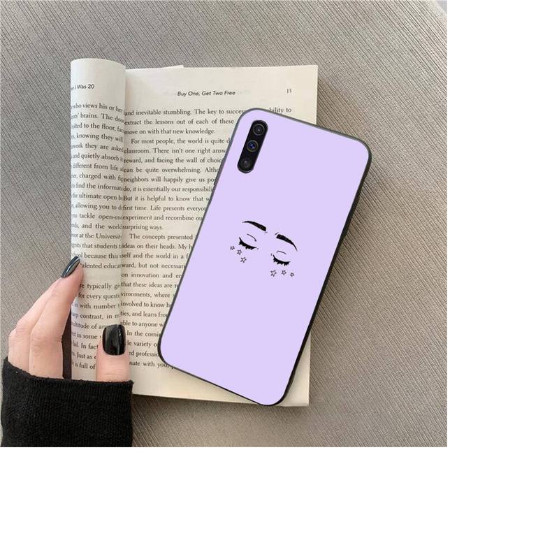 

Purple background pattern Phone Case For Samsung Galaxy a50 A30S A50S a71 70 a10 case samsung a51 case SamsungA30 A20