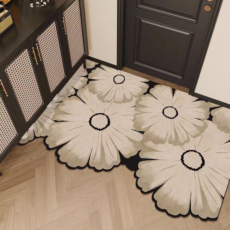 Diatomaceous Earth Doormat Simple and Elegant Non-slip and Wear-resistant Absorbent and Stain-resistant Cuttable