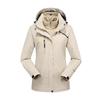 Windproof Outdoor Jacket Set: Couples' 3-in-1 with Detachable Fleece for Men & Women, Ideal for Autumn & Winter
