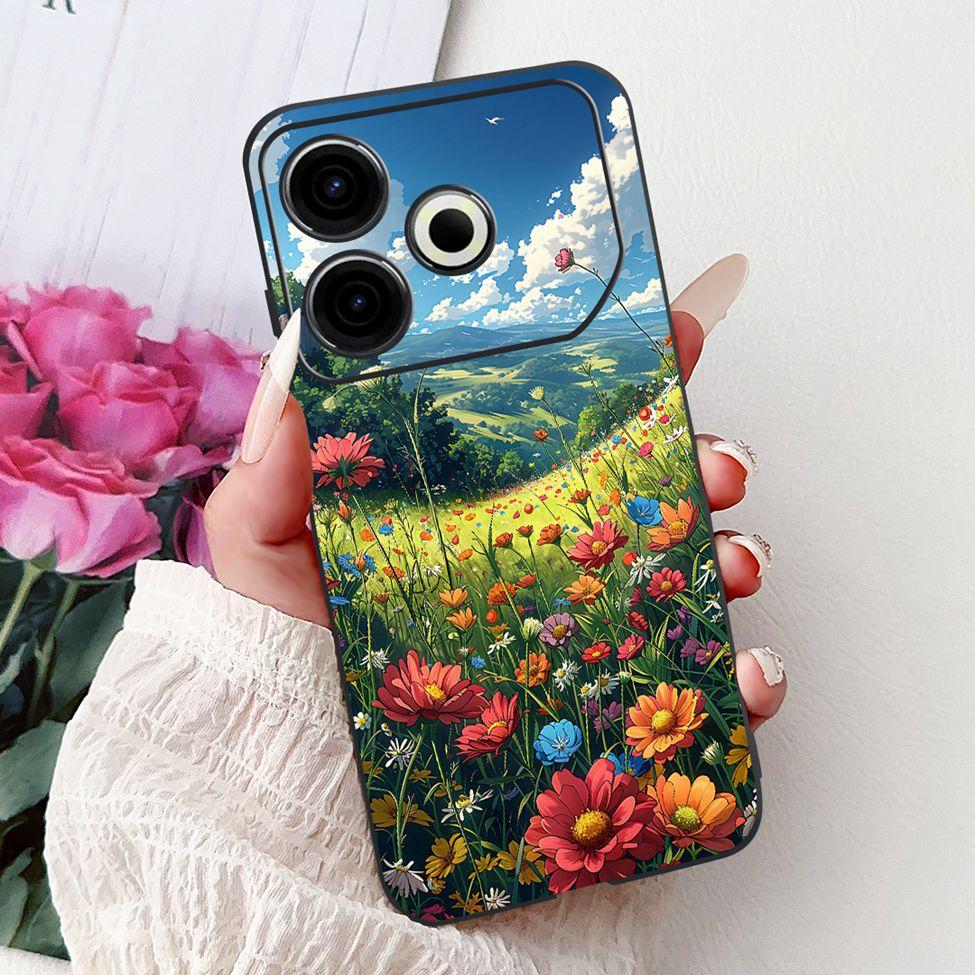 For Tecno Pova 6 Neo 4G Case Cover Luxury Butterfly Love Fashion Flowers Cool Lion Painted Phone Case For Techno Pova 6 Neo 4G