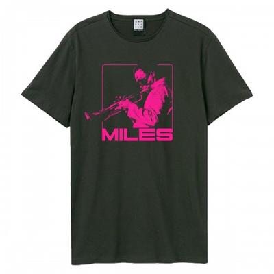 Amplified Unisex Adult Blowin Miles Davis T-Shirt