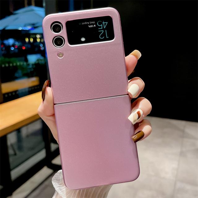 Solid Color Shockproof Phone Case For Samsung Z Fold 4 3 2 Flip 3 4 5g Zfold4 Zfold3 Zflip3 Zflip4 Zfold2 Protection Back Cover