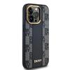 Dkny Dkhmp14Xpcpvslk Iphone 14 Pro Max6.7 Czarny/Black Hardcase Leather Checkered Mono Pattern Magsafe