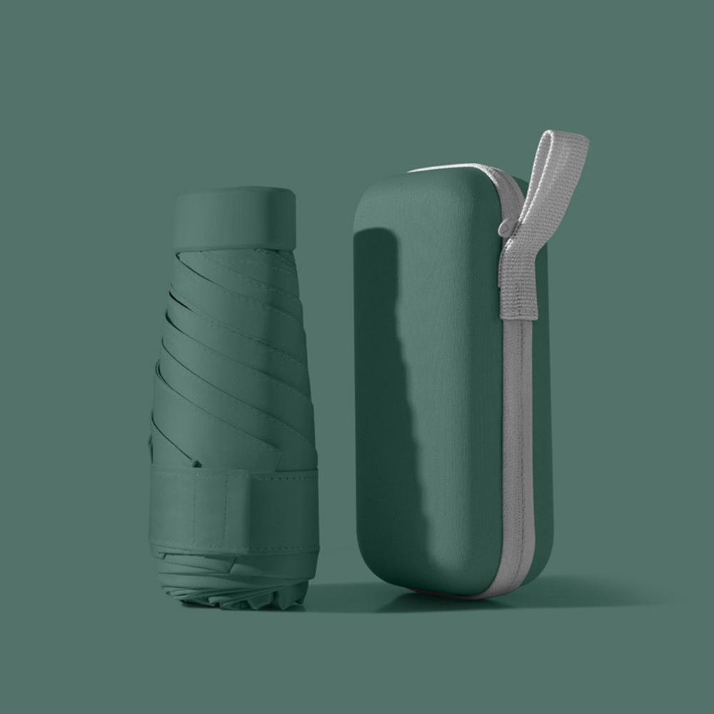 Parapluie Pare-soleil Capsule Vente Chaude Taille Téléphone Anti UV Portable Pliant Parasol pour Femmes Mâle Ultraléger Voyage Parapluie de Pluie