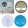 Reusable Epoxy Resin Mold Blue/White Tree for Bookend Wall Hanging Cast