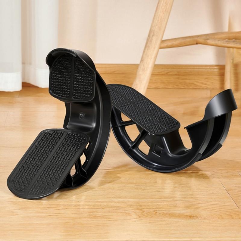2Pcs Portable Calf Stretching Wheel Foot Rocker Board Stretching Calf Pedal Leg Stretching Massage Fitness Equipment