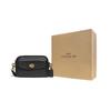 COACH Willow Grain Leather Camera Bag, Shoulder Bag, Crossbody Bag Small Women's Black C0823-B4BK