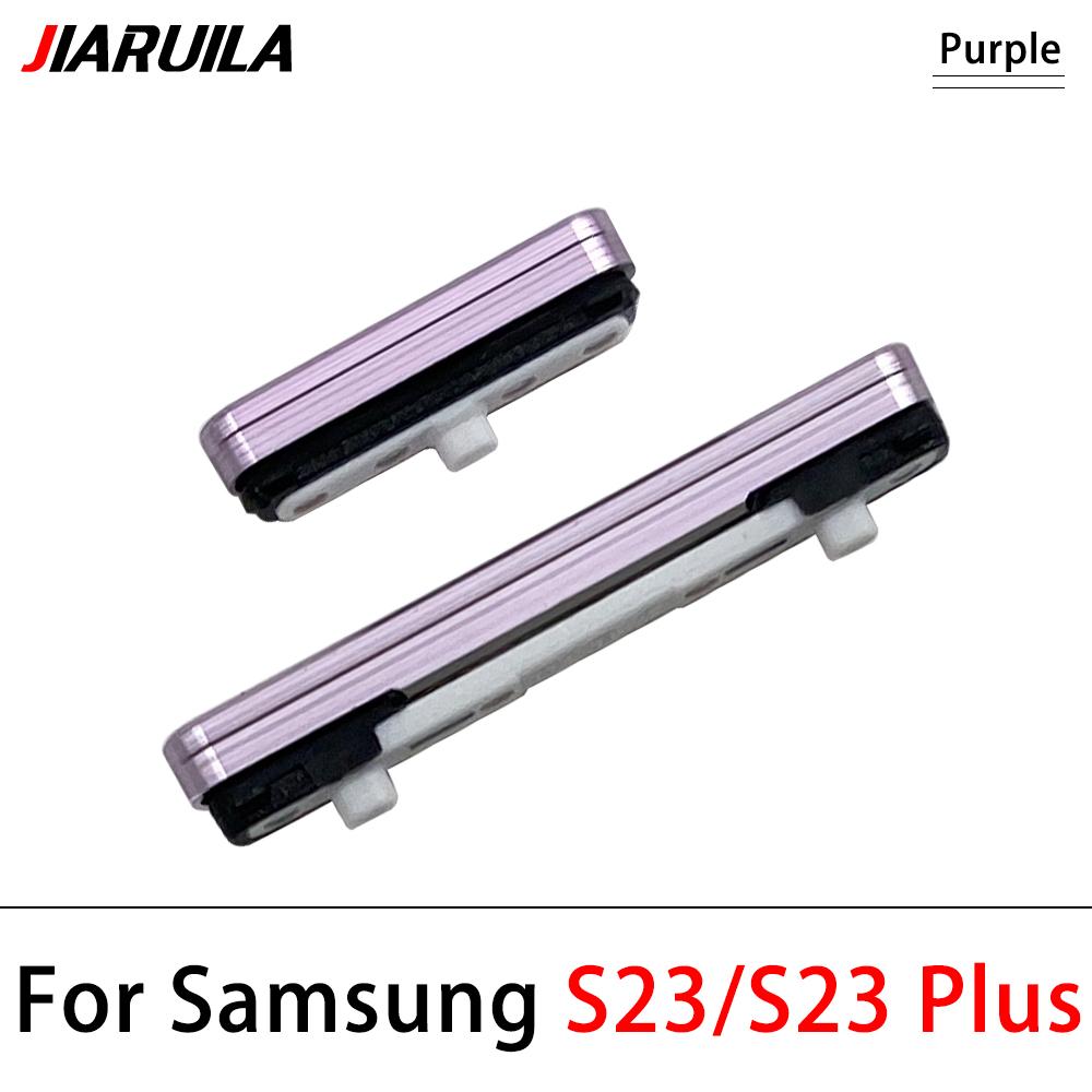 NEW For Samsung S23 / S24 S23 Plus / S24 S23 Ultra Side Volume Button + Power ON / OFF Buttton Key Set Replacement Parts