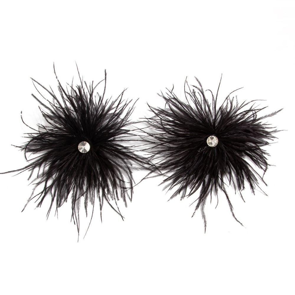 Creative Inlaied Rhinestone Stud Earrings Charm Crystal Dangle Earring Feather Earrings Banquet