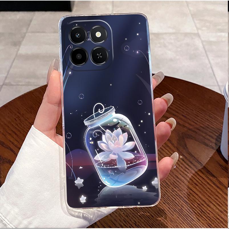For Honor X6c Case NIC-LX2 Clear Luxury Cute Love Rabbit Funny TPU Soft Silicone Phone Case Honor X6c Back Cover NIC-LX1 NIC-LX3