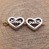Heart Loose Beads For Valentine Bracelet Necklace DIY Vintage Jewelry Making Supplies For Charm