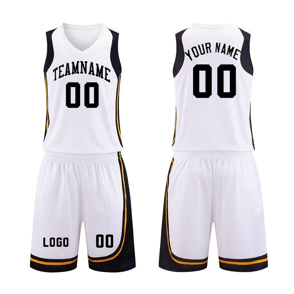 Set Maglia da Basket Personalizzata Due Pezzi Senza Maniche Uniforme Sportiva Numero Personalizzato Squadra Adulto Giovane Uomo Donna