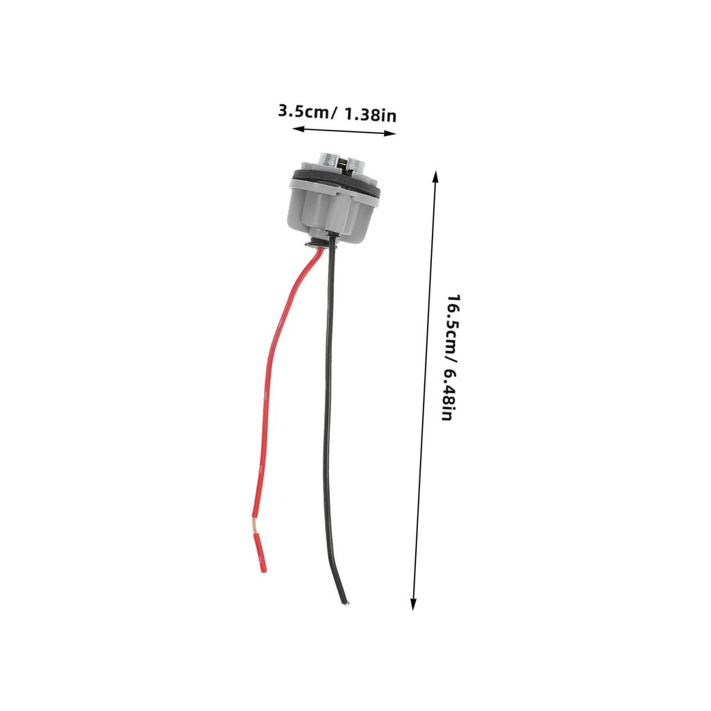 ABOOFAN Tail Lamp Socket Universal Bulb Socket Single Filament 1
