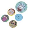 Rick And Morty Head Badge Set (Pack of 5)