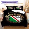 Legia Warszawa Pattern Bedding,Quilt Set Quilt Cover Pillowcase Home Birthday Gift(1 * duvet cover + 2 * pillowcase, without core)