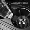 2 Pièces Sous-verre en Cuir Anti-bruit Coussinet pour Tasse à Eau Pour BMW MINI WORKS One Cooper JCW R60 R59 R58 R57 R56 R55 R53 R52 F55 F56