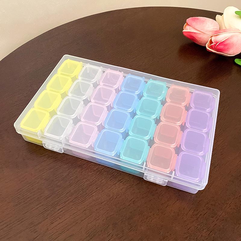 

Прозрачная шкатулка для хранения украшений - многосекционный дизайн для сережек, ожерелий и колец