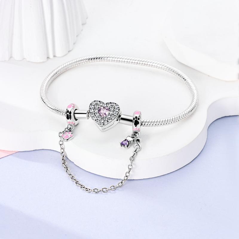 S Copper Plated Cute Bear Sister Friendship Beads Charms Fit Original Bangle Charm Bracelet Diy For Women Jewelry Gift