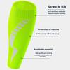 1 pièce Manches de compression pour mollet Manchon de compression pour jambe Chaussettes de compression sans pied Support pour mollet Chaussettes pour jambe Pour Football Course à pied